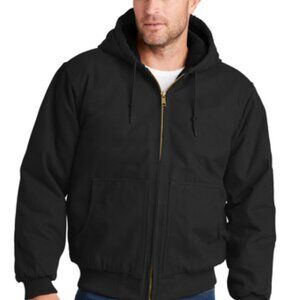 CornerStone® Washed Duck Cloth Insulated Hooded Work Jacket CSj41
